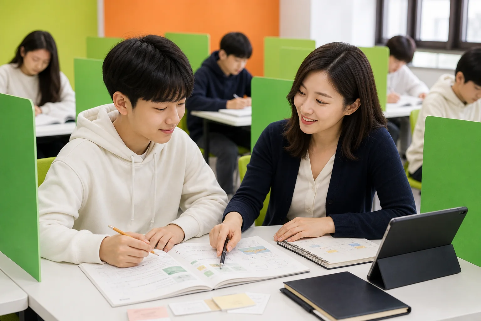 영수학원 학습 상담 이미지